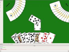 First look of our userinterface during a skat game