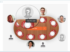 Pick your event seat just like sitting on an airplane.