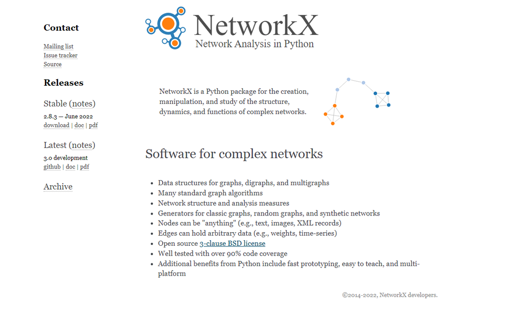 NetworkX Screenshot 1