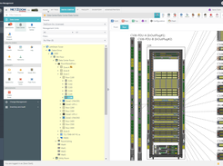 NetZoom provides full visibility into the rack’s usage and availability as well as information on each asset on the rack, where it is located, how many rack units an asset occupies, how it is configured, and how it is functioning. 