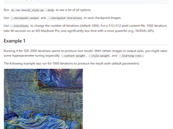 neural-style in TensorFlow Screenshot 1