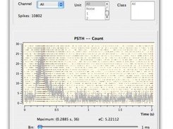 neurALC under MacOSX -- PSTH