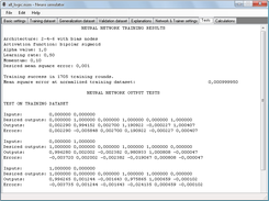 Neurosimulator  - test results