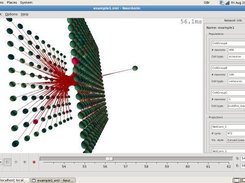 NeurAnim animating a neural network.