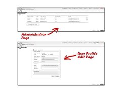 Administrator's page
