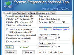 System Preparation Assisted Tool Screenshot 1