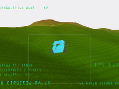 external view: riding the hills. Very hight close-detail, but still good drawdistance.