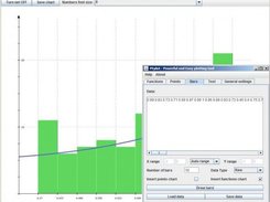 Chart example: mixed charts - bars + function