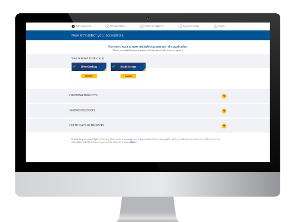 Newgen Online Account Opening Screenshot 1