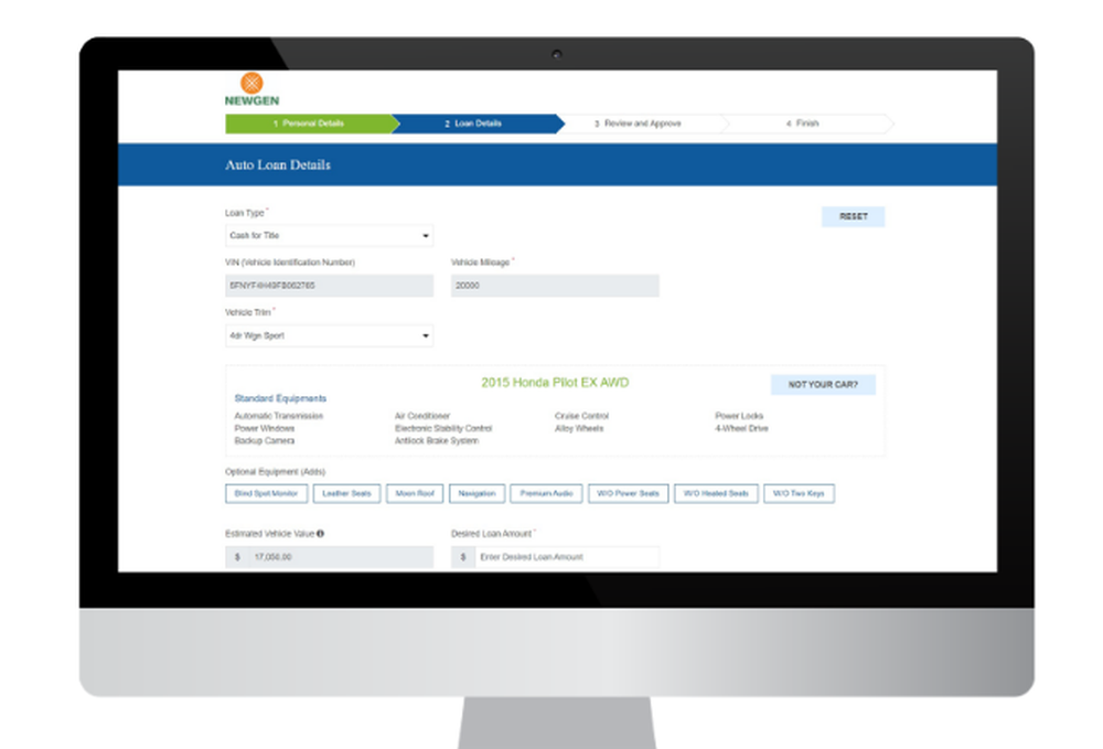 Newgen Retail Loan Origination Screenshot 1