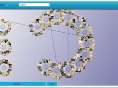 Large data sets and multiple databased can be hosted, explored and annotated in the NewRadial environment.