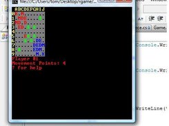 A console "demo" that was developed early on by ernest
