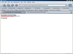 generated site index page