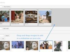 Image slideshows to create engaging content