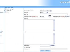 Newsmanager backend new newsitem view