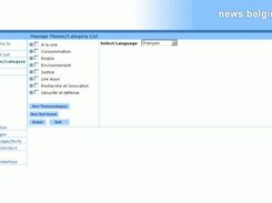 Newsmanager backend Manage Category/Themes Views