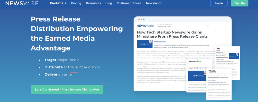 ACCESS Newswire Screenshot 1