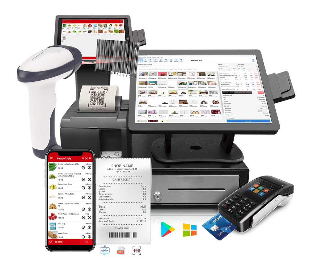 Nexchar retail Point of sale (POS)