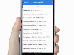 Nexonia Expense Report Logging Mobile