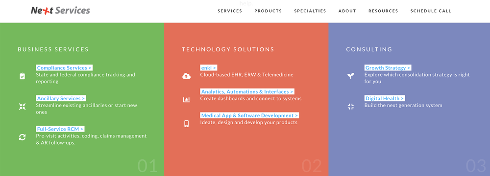 Next Services Screenshot 1
