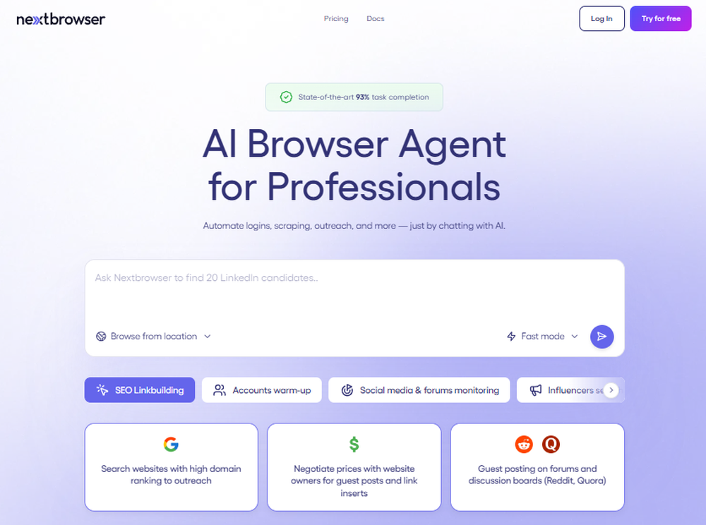 Nextbrowser Screenshot 1