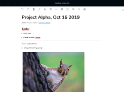 Nextcloud Text screenshot 1