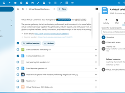 Nextcloud document management with project folders, comments, tags, versioning, and more