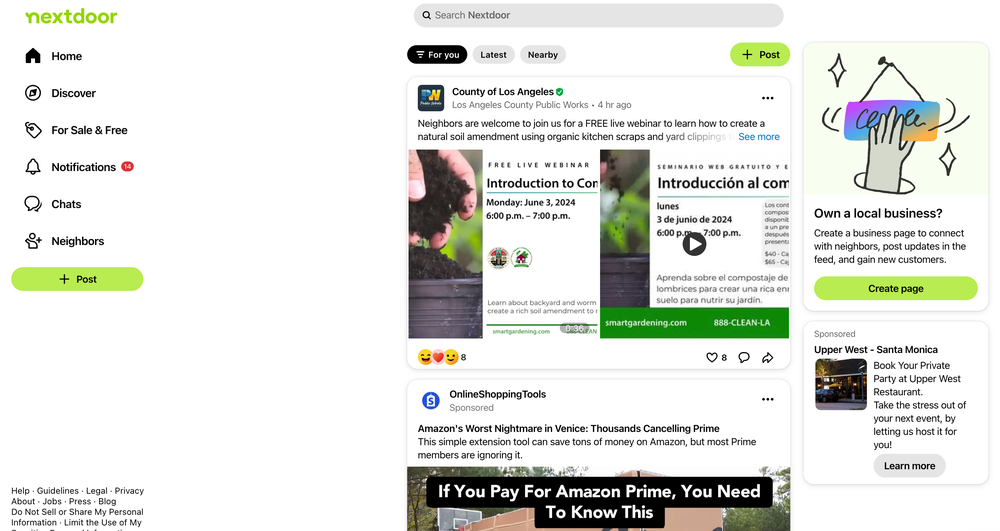Nextdoor Screenshot 1