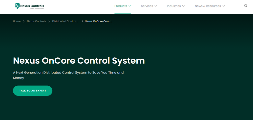 Nexus OnCore Control System Screenshot 1