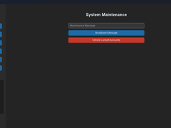 System Maintenance