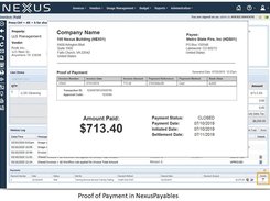 Proof of Payment in NexusPayables