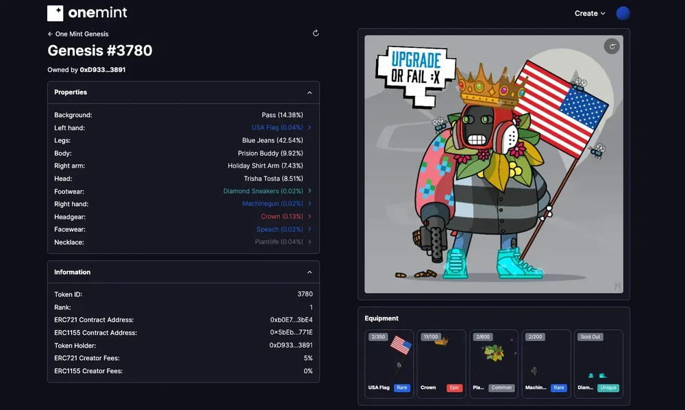 NFT Art Generator Screenshot 1