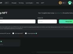 Envelop wrapper dapp main screen