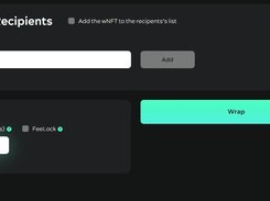 Envelop wrapper dapp  royalty and time lock screen