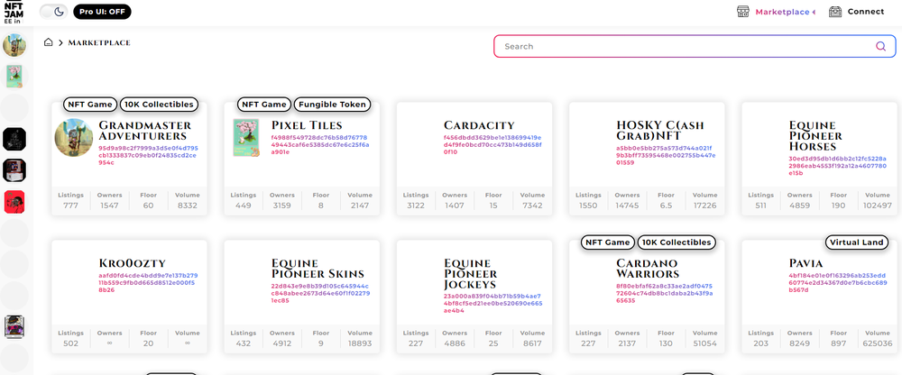 NFTJam.io Screenshot 1