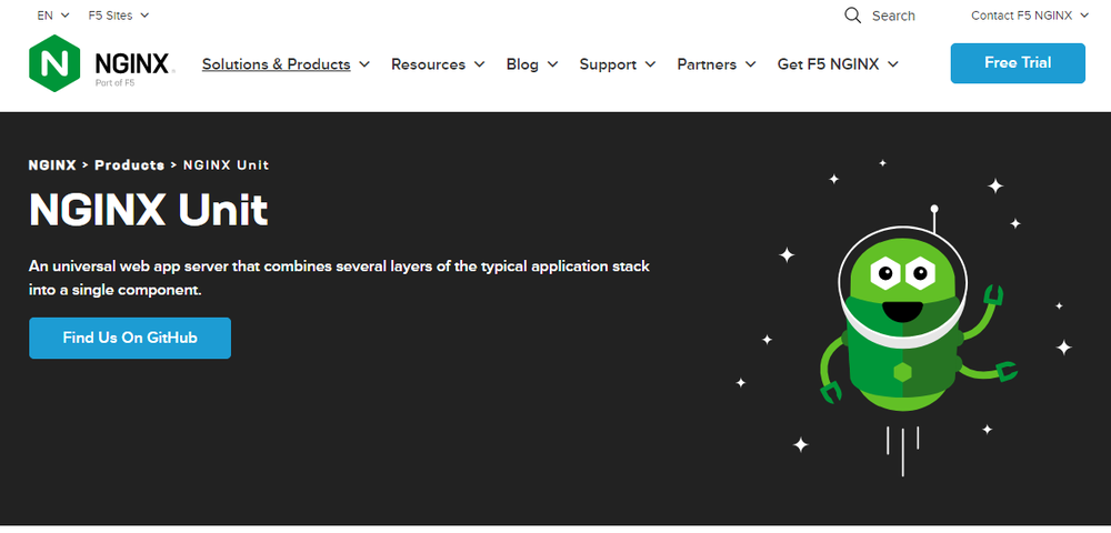 NGINX Unit Screenshot 1