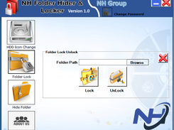 NH Folder Hider and Locker Screenshot 2