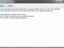 Demo application with Addict 4 and OpenOffice dictionaries