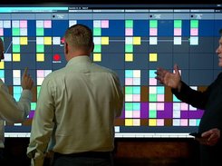 Using Nialli Visual Planner at interactive wall