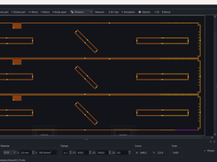 NibblePro - main window with sheet layout and CAM operations