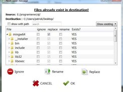 file collision dialog