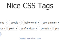 Nice CSS Tags Screenshot 1