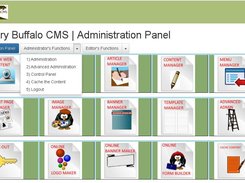 MAde to look like Joomla but uses Bootstrap Menus