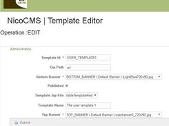 DIY Template manager