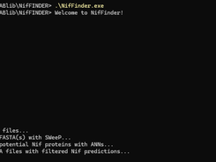 NifFINDER usage and running process