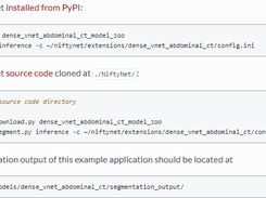 NiftyNet Screenshot 1