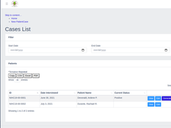 Case management and monitoring