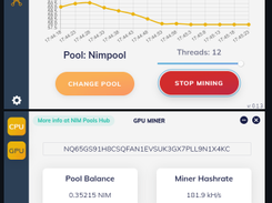 NIM Pools Hub Miner Screenshot 1