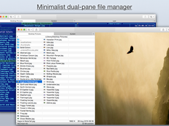 Minimalist dual-pane file manager