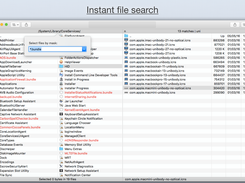 Instant file search